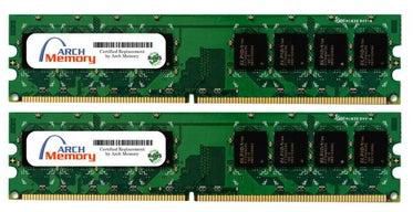 ذاكرتا رام DDR2 من نوع UDIMM لجهاز إتش بي بافيليون ‎P6011GR 2جيجابايت متعدد الألوان