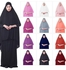 Long Sleeves Abaya With Hijab Black
