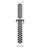 حزام رياضي بديل 22 مم لسامسونج جير S3 كلاسيك - فرونتير - أسود / أبيض