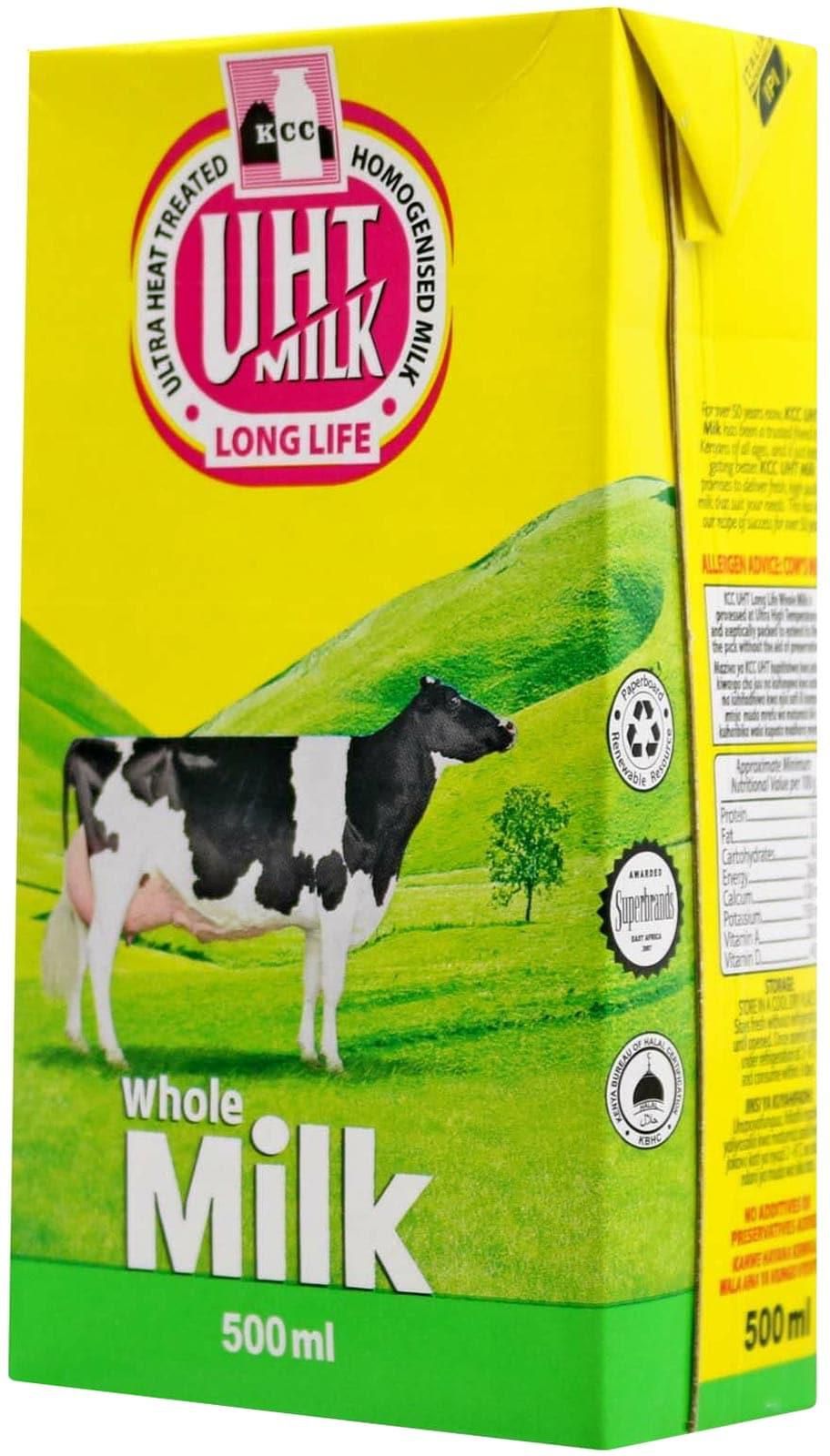 Kcc Uht Milk Full Cream 500Ml  Long Life