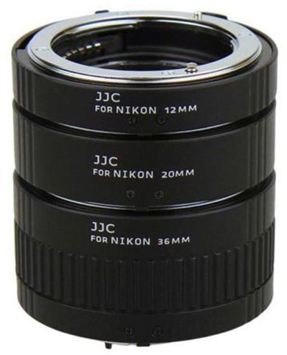 JJC AET-NS Automatic Extension Tube for Nikon F-mount 12mm 20mm 36mm Camera Lens