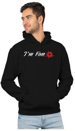 I'm Fine Sweatshirt Black