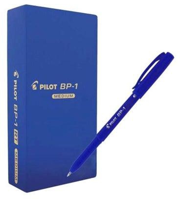 Set Of 12 Medium Ballpoint Pen Blue/White