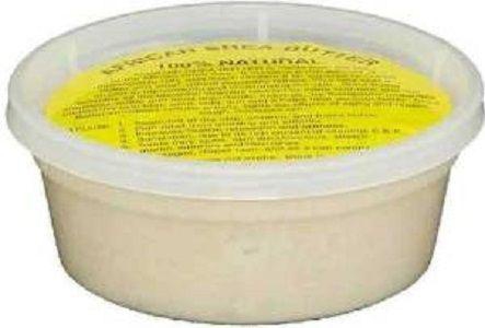 African Shea Butter Cream (100% Pure and Raw, IVORY) 8 Oz.