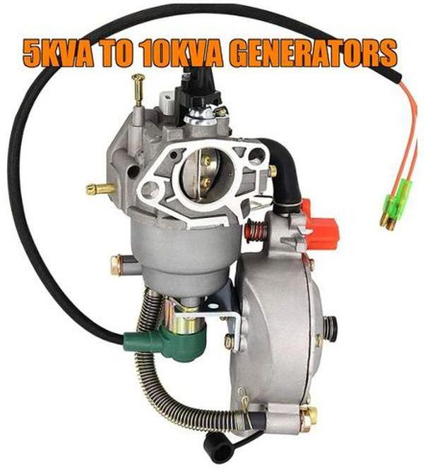 Gas Carburetor LPG/CNG/PMS Conversion Kit 5kva - 10kva