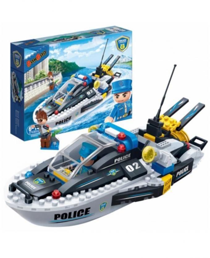 Ban Bao Police Speedboat Set – 225 Pcs