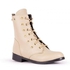 Lile Lace-up Ankle Boots Leather E-15 - Beige