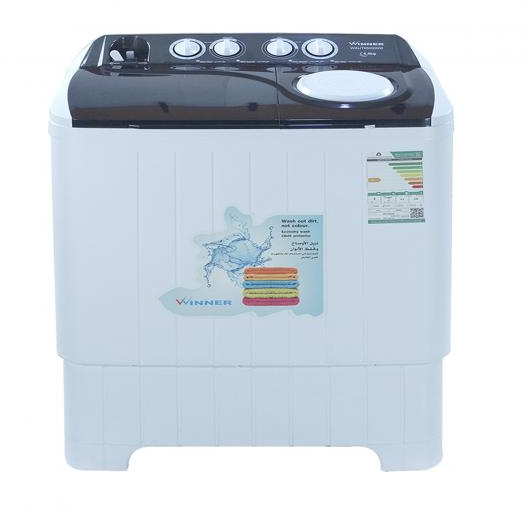 Winner Twin tub Washing Machine/6.5Kg/White - (WINJT65)