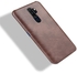 Mobile Case For Oppo A9 2020 / A5 2020 / A11X Shockproof Lychee Leather Texture PC plus PU Case‫(Brown)