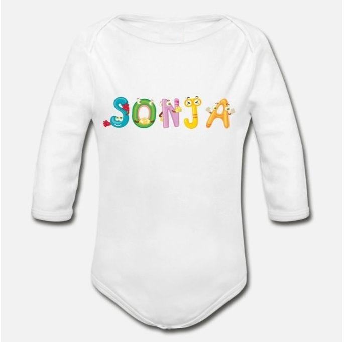 Sonja Organic Long Sleeve Baby Bodysuit