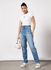 Reese Tapered Fit High Waist Jeans Blue