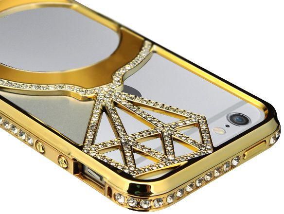 Margoun Crystal spotted case for Apple iphone 6 Golden