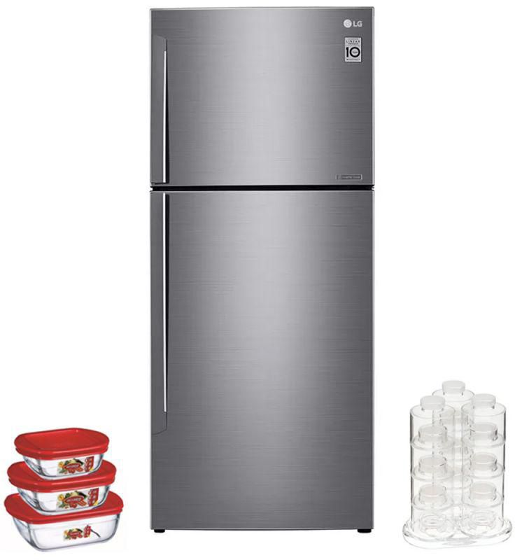 LG Refrigerator Linear Compressor 506 Liter 18 Cubic Feet Hygiene Fresh Filter Door Cooling GN-C722HLCU