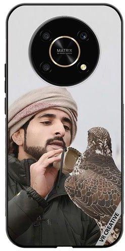Protective Case Cover For Honor X9 5G Sheikh Hamdan Loving His Eagle Design Multicolour