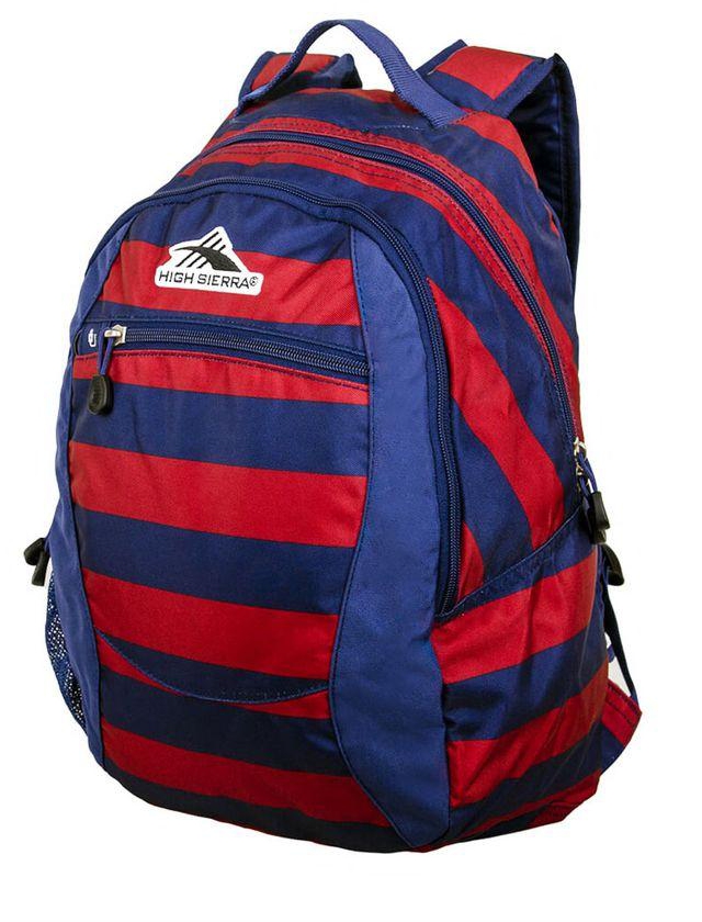 High Sierra Curve Backpack Rugby Stripe