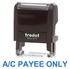 Trodat Printy 4911 Stamp "A/C PAYEE ONLY" - Blue
