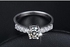 JewelOra Sterling Silver 925 Cubic Zirconia 8 USA Ring Model MSF-1264T