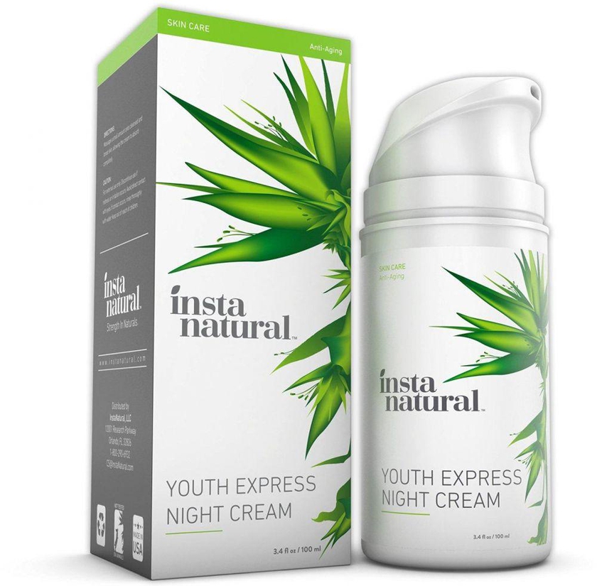 InstaNatural Night Cream Best Moisturizer for Face 3.4 oz