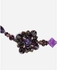 Style Europe Decorated Stones Necklace - Purple