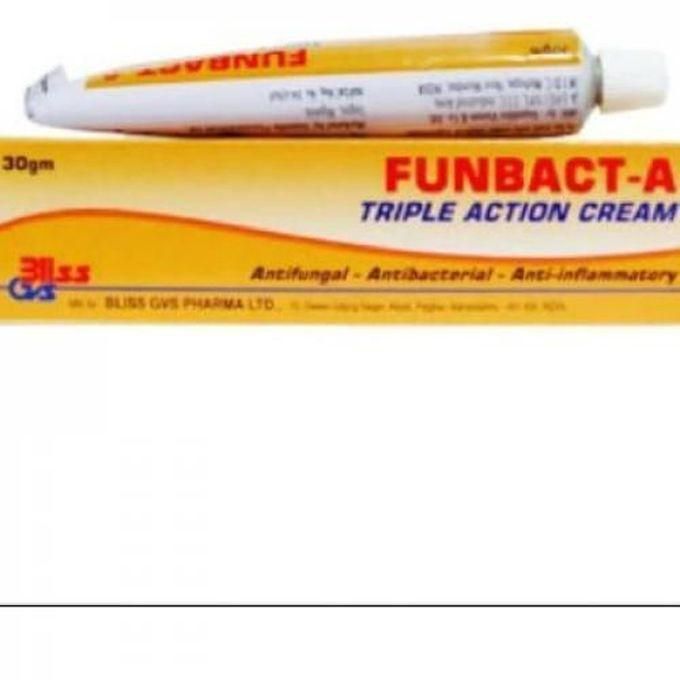 Funbact A Triple Action Cream For Anti-fungal,bacterial X 2