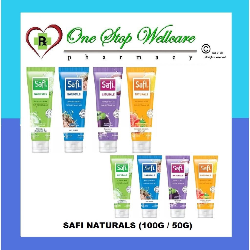 Safi Naturals Facial Cleanser 50g /100g