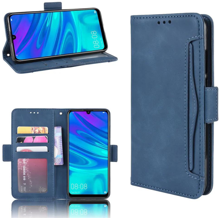 Flip Leather Cover For Huawei P30 P30 Lite P30 Pro [Doka Slot Flip Leather Case] Wallet Case