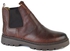 Natural Leather Casual Leazus Half Boots - BROWN