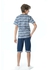 High Quality and comfy Kids Pajama Set " Short Sleeve T-Shirt + Printed Pantacor "