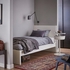 MALM Bed frame, high - white/Leirsund 90x200 cm