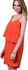 TrendyolMilla Orange Polyester Casual Dress For Women