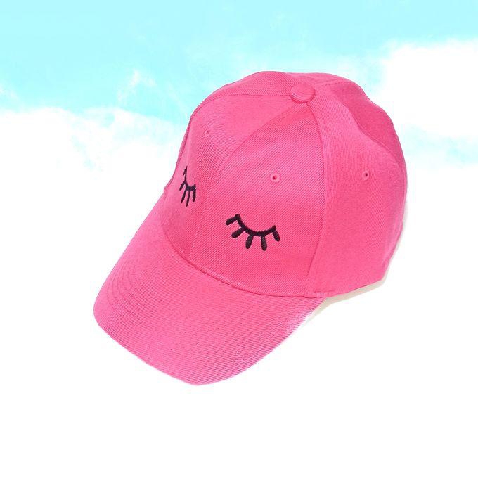 Eyelashes Cap For Sun - Fashion Design - Pink