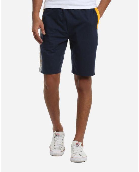 Concrete Comfy Casual Shorts - Navy Blue