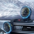 USB Auto Cooling Car Fan Truck Vehicle Ventilation Fans 360 Dual Headed Fan