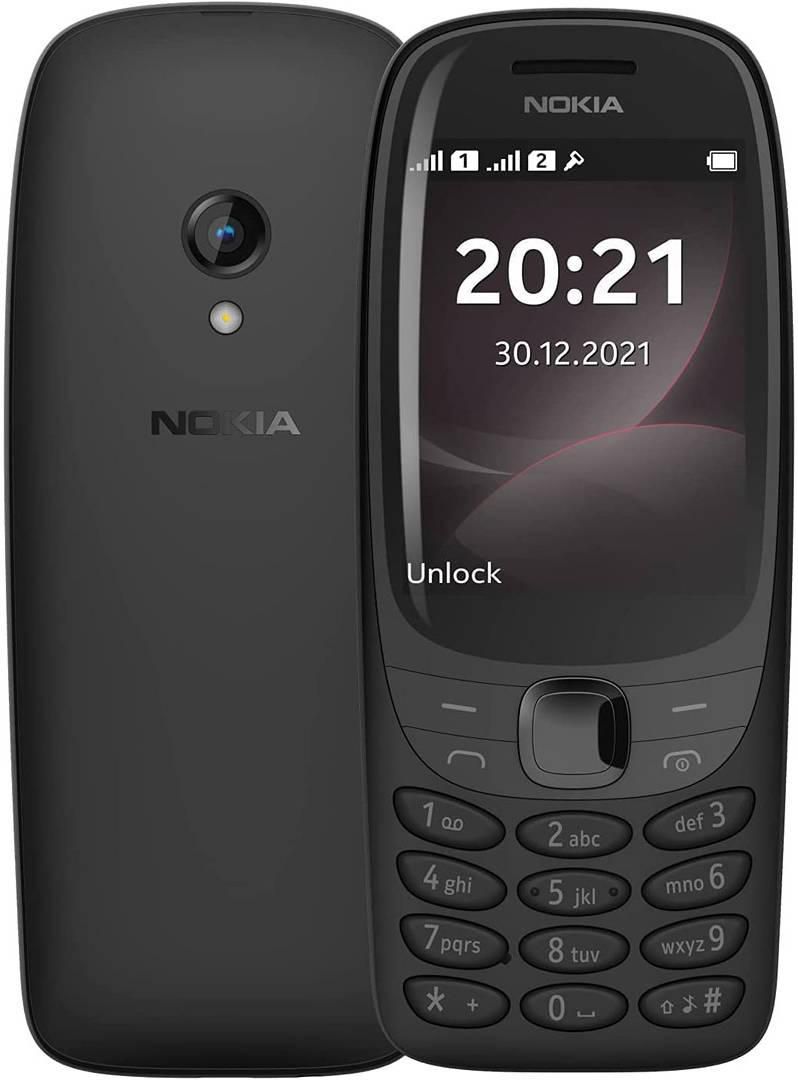 Nokia 6310 (2021)  Dual SIM Mobile Phone, 2.8" QVGA Display, 0.3 MP Camera, 1150mAh, Bluetooth 5.0, MicroSD Card Support Up to 32GB, Removable Battery, ‎3.5 mm Audio Jack, Black | B09K49VWPY