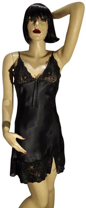 Lingerie Dress For Women - Black, Small