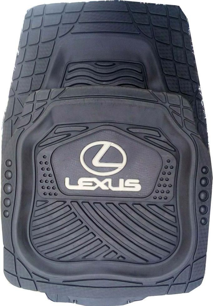 5pcs Of Car Foot Mat For All Lexus Cars - Black