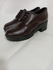 Women leather Shoes- Brown