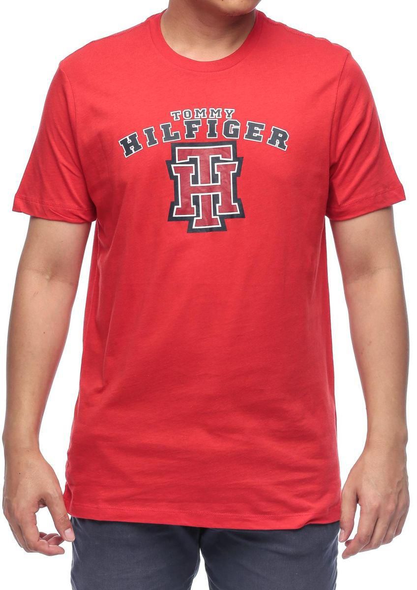 Tommy Hilfiger 09T1816-621 T-Shirt for Men - M, Red