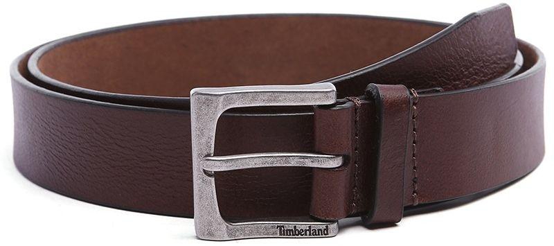 Timberland Brown Leather Belt For Men