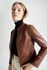 Defacto Woman Regular Fit Faux Leather Pu Coat