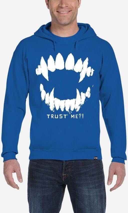 IZO Tshirt Cotton "Trust" Sweatshirt - Blue