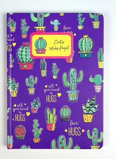 Cactus Printed Notebook Hardcover (Size 21*14.5)