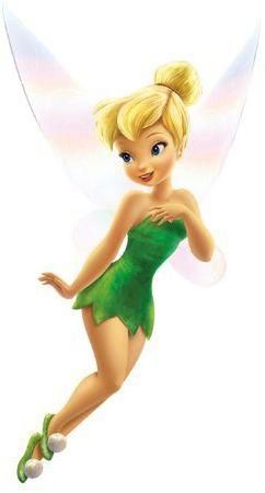 Room Mates RMK1494GM Tinker Bell Giant with Glitter Wings Wall Stickers