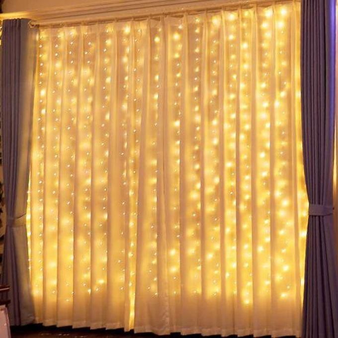 Remote Controlled LED Curtain Home Decoration - 8 Modes