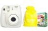 Fujifilm Instax Mini 8 Instant Film Camera White with Yellow Pouch and 20 Film Sheet pack