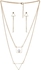 Generic Set Of Simple Bracelet & Necklace - Gold