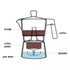 Manual Espresso Machine ,moka Pot ,espresso Coffee Machine Mini Household Drip .3 Cup.