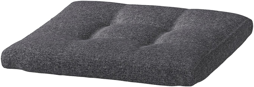 POÄNG Footstool cushion - Gunnared dark grey 55x50 cm