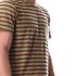 Andora Striped Short Sleeves Tee With Pantacourt - Peru & Black ( Striped design color may be vary )