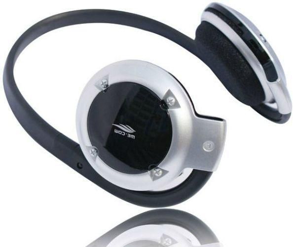 We.com H-580 Bluetooth Stereo Headset For Mobiles Laptops Pcs And Mp3 - Silver